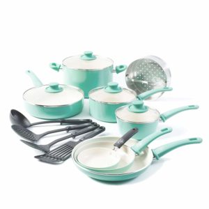 Greenlife ceremic non stcik cookware set review